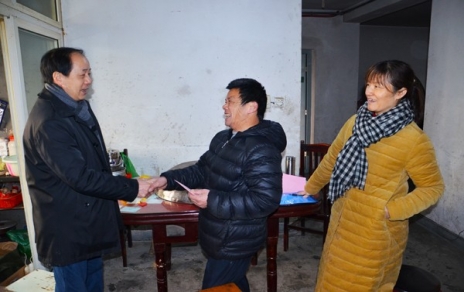 群眾冷暖掛心頭！公司黨總支開展春節(jié)前走訪慰問